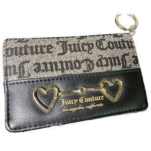 Juicy Couture Card Holder Wallet Keychain